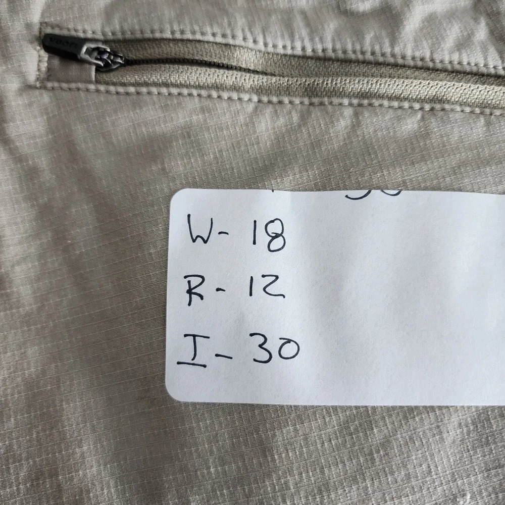 Vuori Ripstop Climber Pants Mens XXL V412 Khaki Tan Cargo Hiking Cotton Stretch